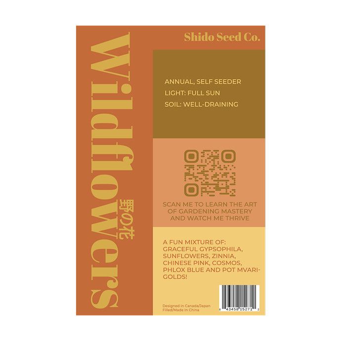 Seed Flwr Wildflowers Flower / Mix - Shido