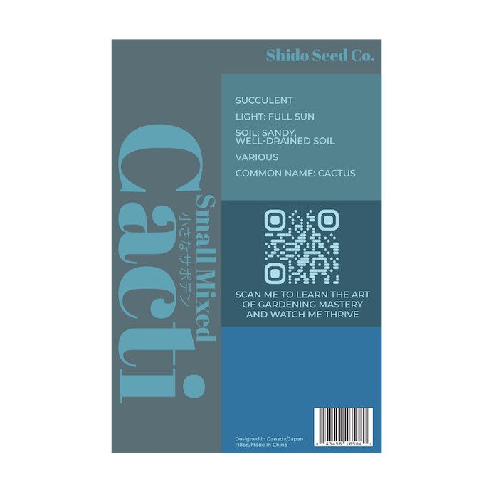 Seed Indoor Seeds Small Mixed Cacti /Various Cactaceae - Shido