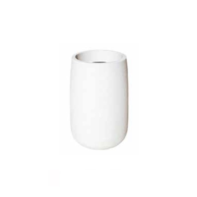 Pot  Bios Tall Planter 16.5x25 Off White Lt Wt Japi