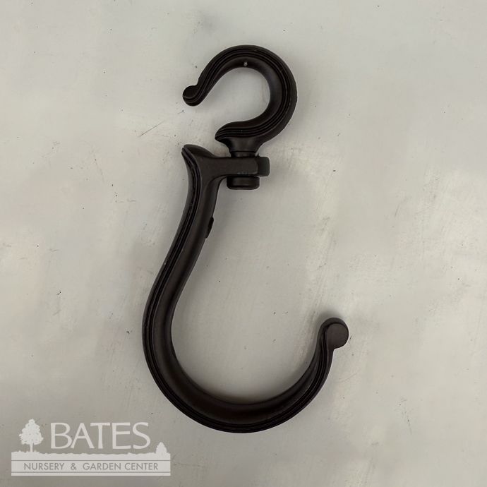 Plant Hook / Hanging Plant Swivel Hook Black Kinsman