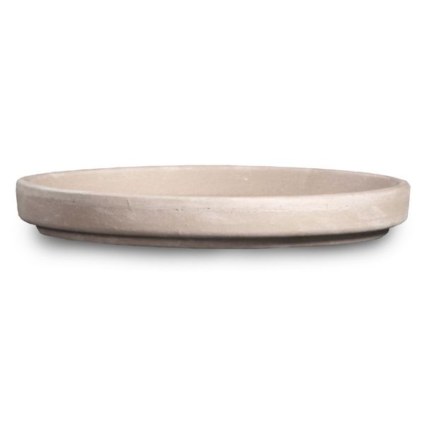 Saucer 12.5" Granite Marble Clay /Terracotta