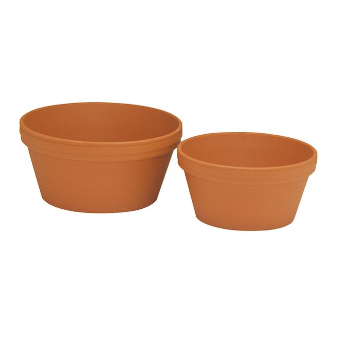 Pot Garden Bulb Pan/Container 8x 4 Red Clay / Terracotta