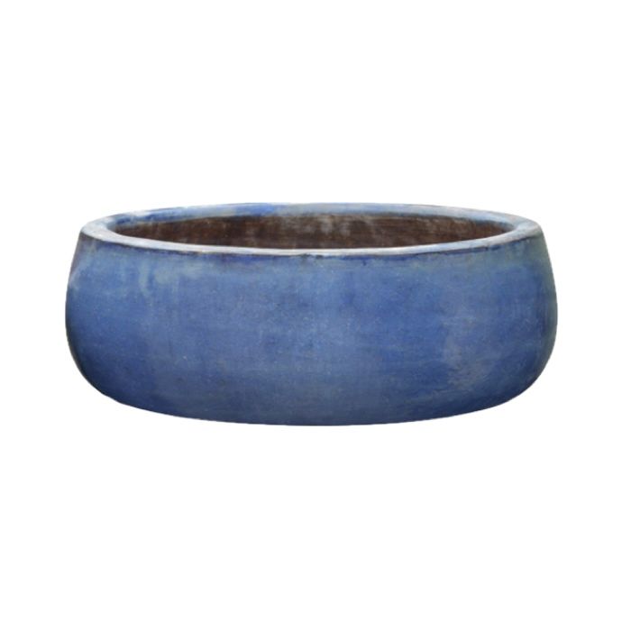 Pot/Low Bowl Nile Lrg 13x4 Rustic Asst