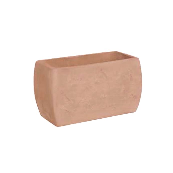 Pot Austin Bowed Rectangle Lrg 19x9x11 Terracotta