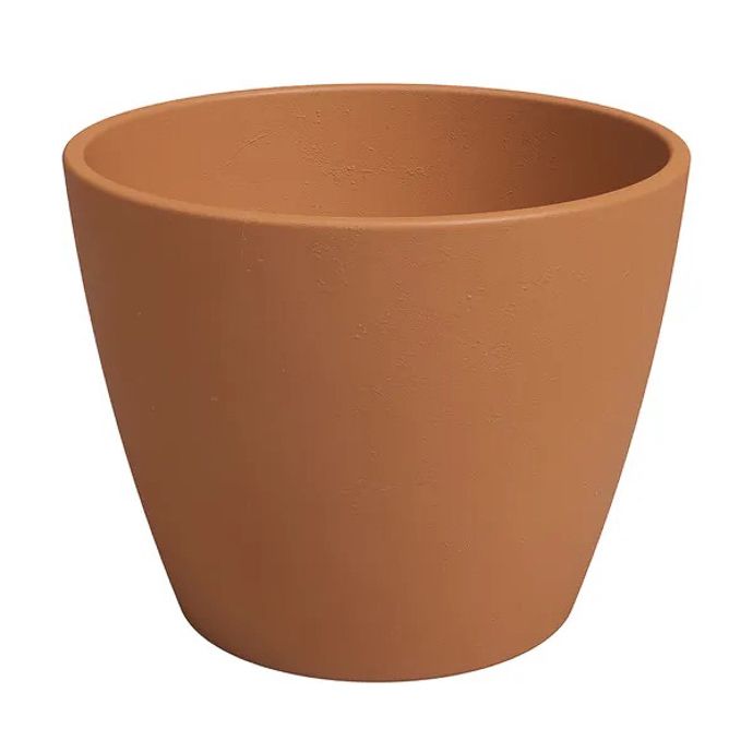 Pot Emilia Taper Sml 10x8.5 Portuguese Red Clay Terracotta