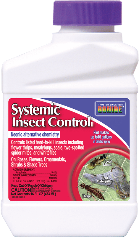 Liquid Systemic Insect Control 1Pt Concentrate Bonide