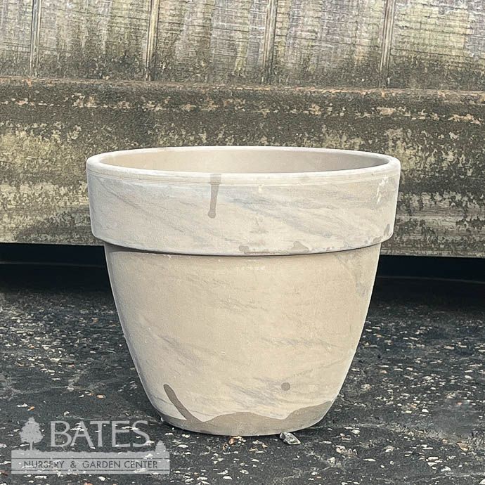 Pot 8" Levante Pot Dark Basalt Terracotta x