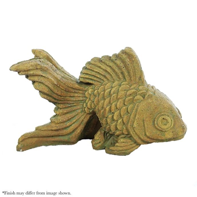 Statuary Wide Eyed Fish 17x7x10H
