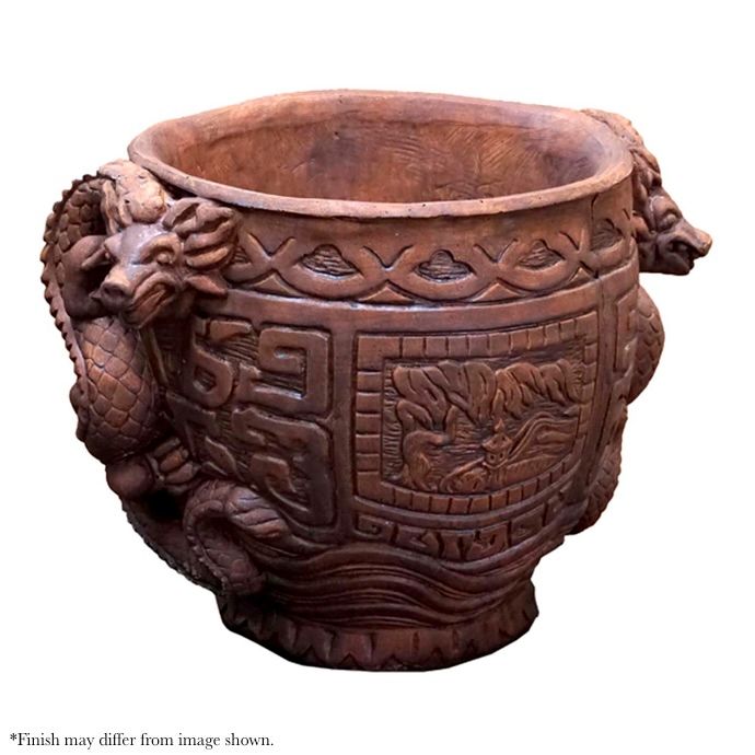 Pot Dragon Planter 20Wx15Dx16H Cast Stone