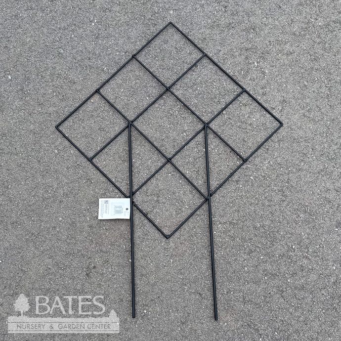 Trellis Urban Garden Diamond Pot Trellis 32x21 Matte Black