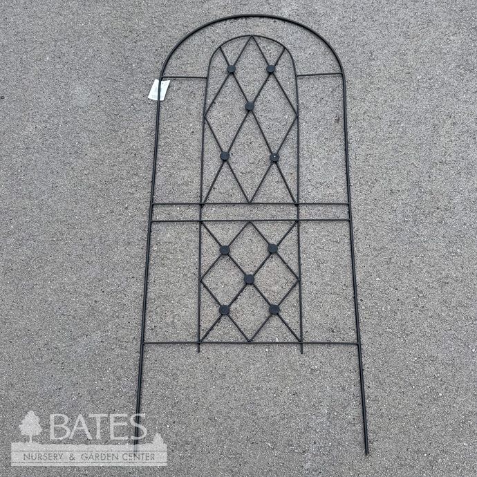 Trellis Button Design Trellis 65hx25w Black