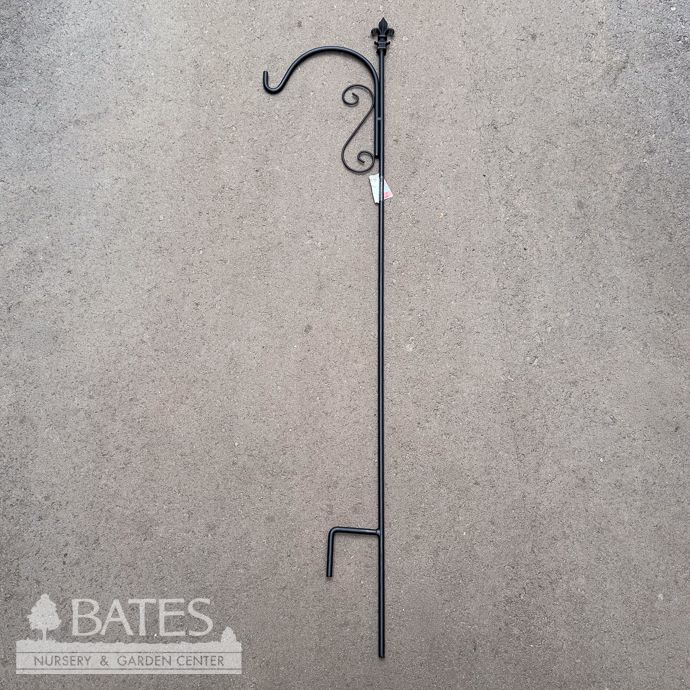 Shepherd Hook Lafayette Short Single 65hx12w Black