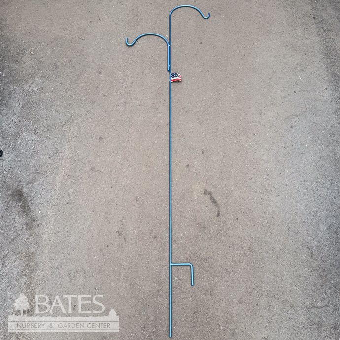 Shepherd Hook Tall Offset Double 90hx24w Sapphire