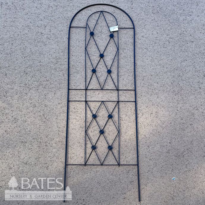 Trellis Tall Button Design Trellis 84hx25w Black