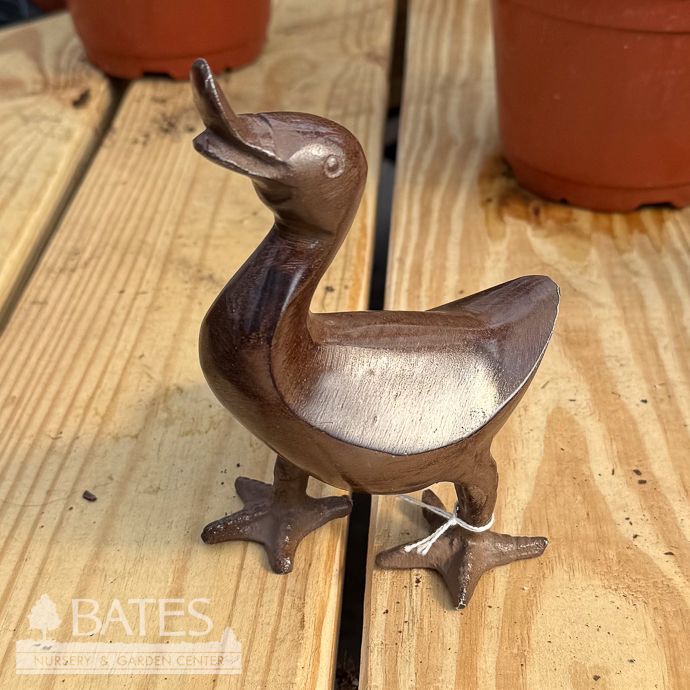 Statuary Duckling Standing 5Lx6H Aluminum w/Bronze Finish