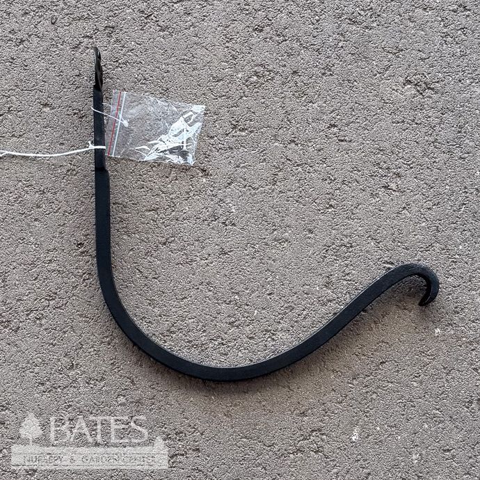 Wall Bracket 10" Arc Black Metal