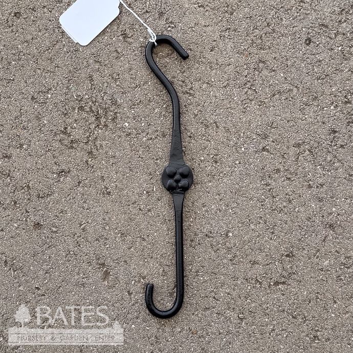 12" Extender Hanger / S-Hook Black Metal