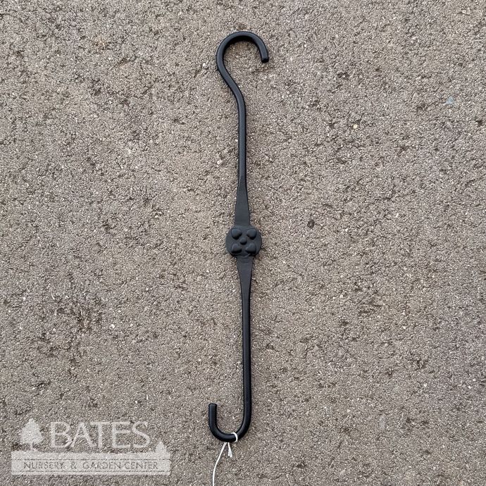 15" Extender Hanger / S-Hook Black Metal
