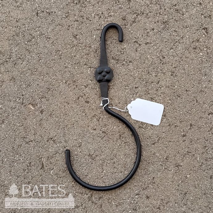 5.75" Extender Hanger / Big End S-Hook Black Metal
