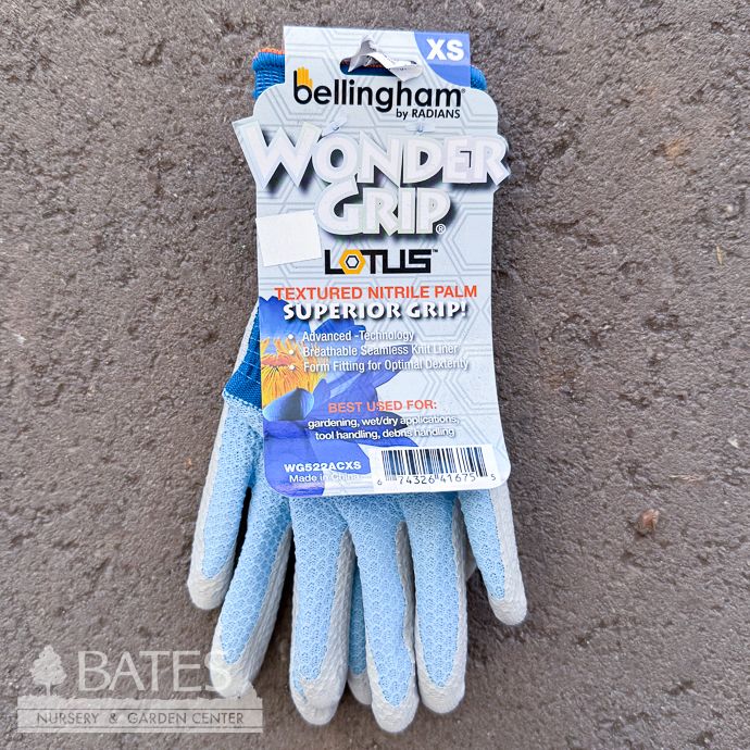Bellingham Gloves Lotus Wonder Grip Nitrile Palm Textured Gray XSM Asst