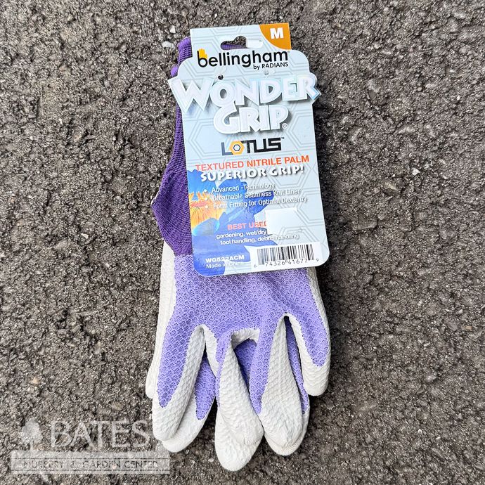 Bellingham Gloves Lotus Wonder Grip Nitrile Palm Textured Gray MED Asst