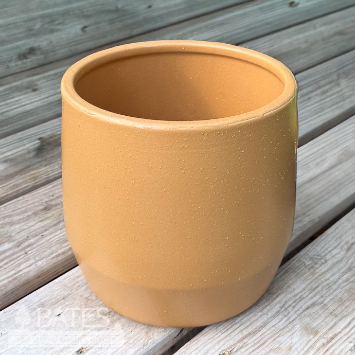 Pot Berklee Modern Egg Lrg 9x8.75 Ochre