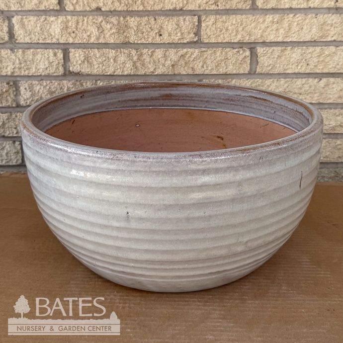 Pot Mulan Ribbed Chess Bowl Lrg 17x8 Asst