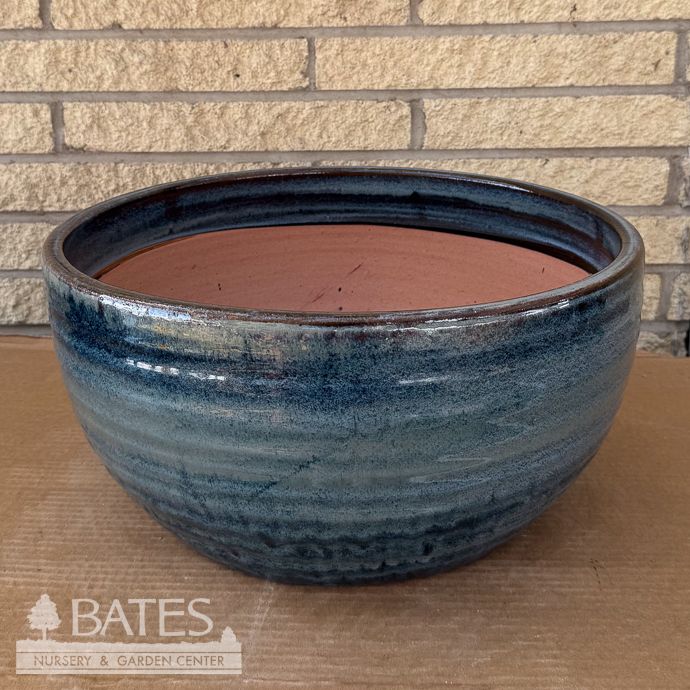 Pot Mulan Ribbed Chess Bowl Lrg 17x8 Asst