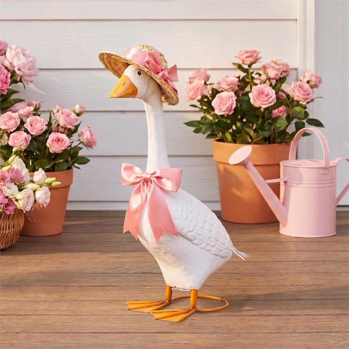 Giddy the Goose/Glammy Flamingo Garden Chic Accessory Set - Accessories Only