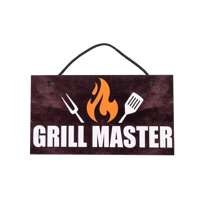 Giddy the Goose/ Glammy Flamingo Grill Master Sign - Sign Only