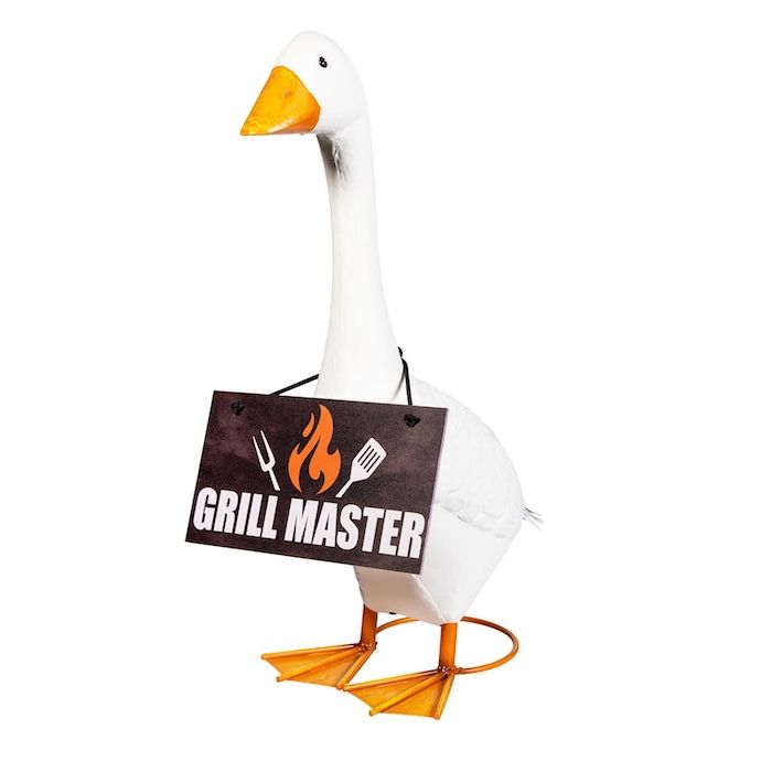 Giddy the Goose/ Glammy Flamingo Grill Master Sign - Sign Only