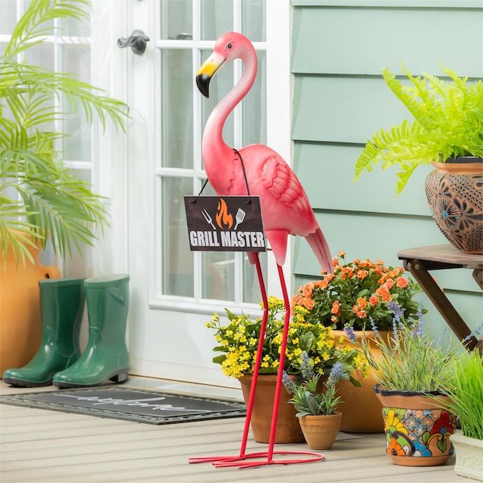 Giddy the Goose/ Glammy Flamingo Grill Master Sign - Sign Only