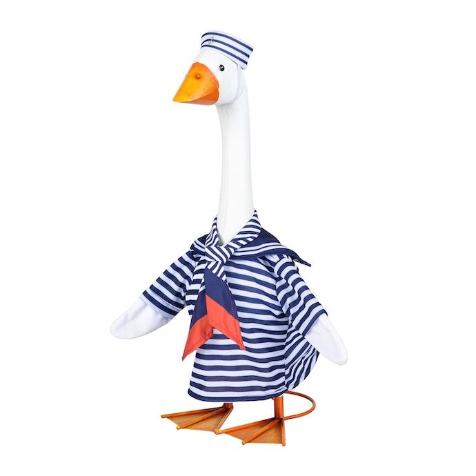 Giddy the Goose/ Glammy Flamingo Sailor Stripes - Outfit Only
