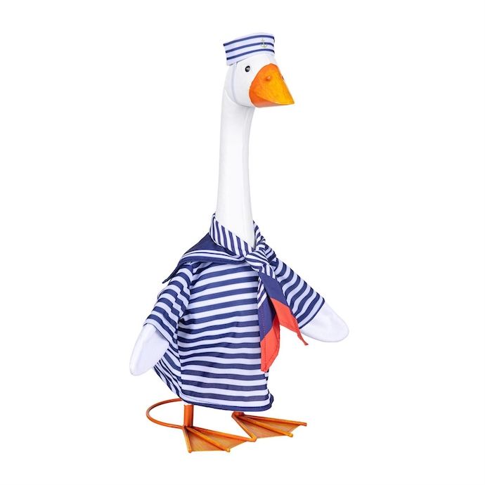 Giddy the Goose/ Glammy Flamingo Sailor Stripes - Outfit Only