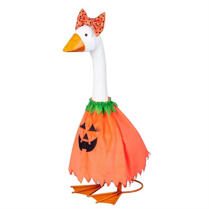 Giddy the Goose Fall Pumpkin Poncho - Outfit Only