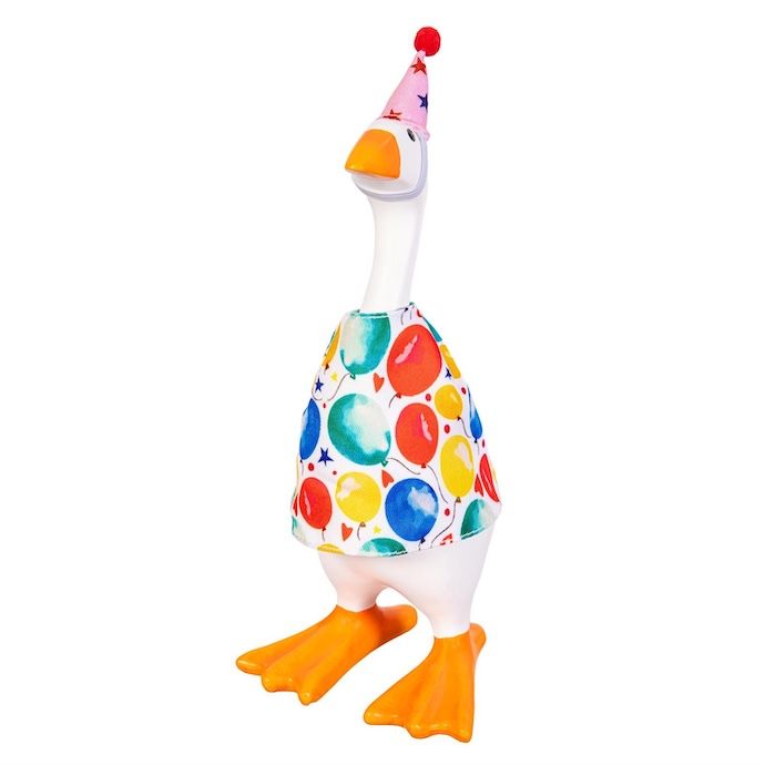 Gordy the Desktop/ Table Goose Birthday Shirt - Outfit Only