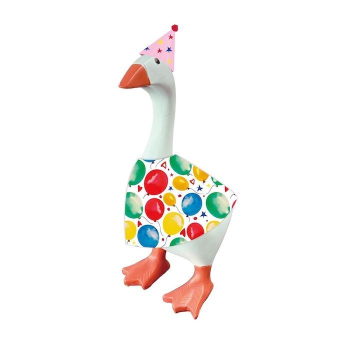Gordy the Desktop/ Table Goose Birthday Shirt - Outfit Only
