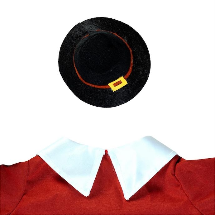 Giddy the Goose Fall Harvest Pilgrim Red or Brown - Outfit Only