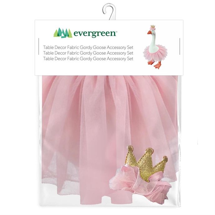 Gordy the Desktop/ Table Goose Pink Princess Set - Outfit Only