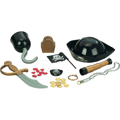 Pirate costume from Small World Toys All Decked Out Pirate Play Set