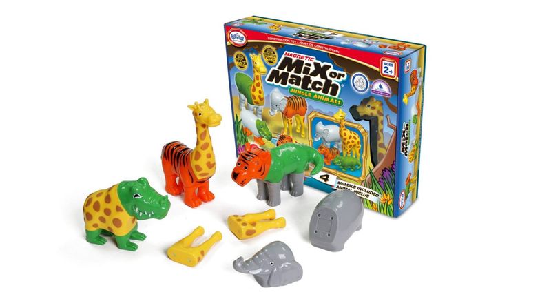 product image Magnetic Mix or Match Jungle Animals Play Set by Popular Playthings