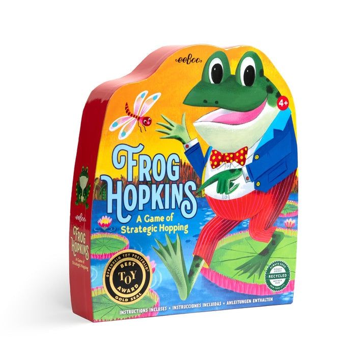eeBoo Frog Hopkins Game - Box and Game Components​