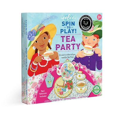 eeBoo Tea Party Spinner Game - Box and Game Components​