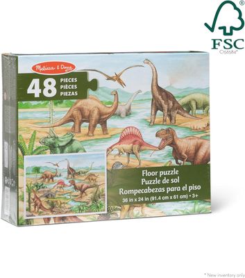 48 Pc. Dinosaurs Floor Puzzle (Melissa &amp; Doug)