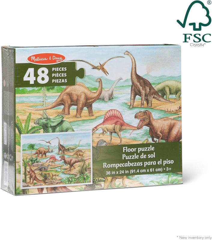 48 Pc. Dinosaurs Floor Puzzle (Melissa &amp; Doug)