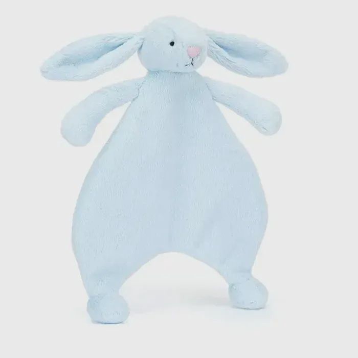 Jellycat Bashful Blue Bunny Comforter – Soft blue bunny cuddle toy