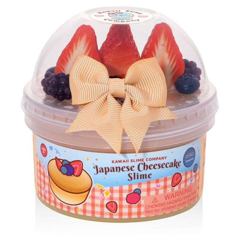 Japanese Cheesecake Slime with soft cloud dough texture​