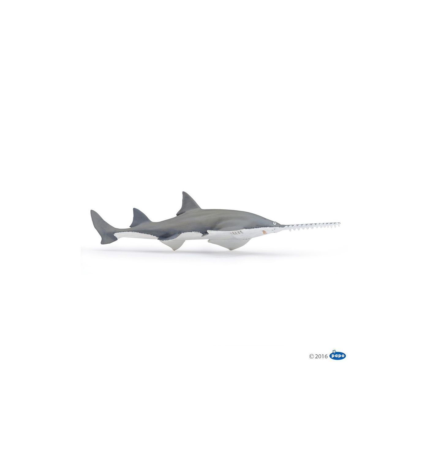 Papo Sawfish figurine – realistic, hand-painted ocean animal toy with distinctive saw-like snout for marine education and imaginative play