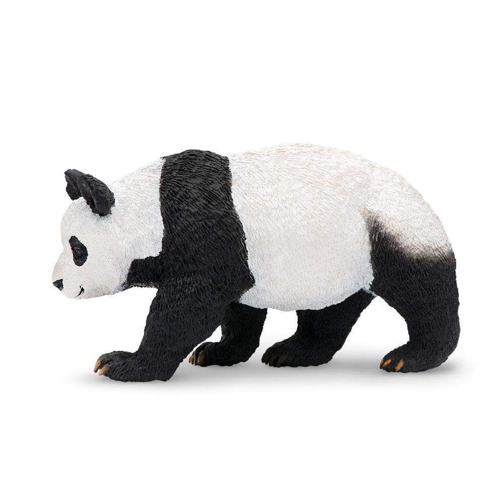 Safari Ltd. Panda figurine – adorable, hand-painted black and white bear toy for zoo-themed play and wildlife education