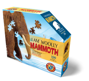 Madd Capp I AM Woolly Mammoth Puzzle featuring a realistic, animal-shaped design​